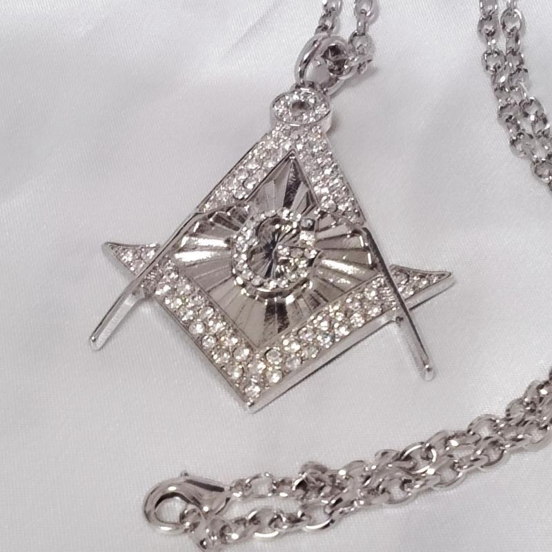 フリーメイソン ロゴ ネックレス キュービックジルコニア 秘密結社 Freemasonry Cz Mn 104 Tomine 通販 Yahoo ショッピング
