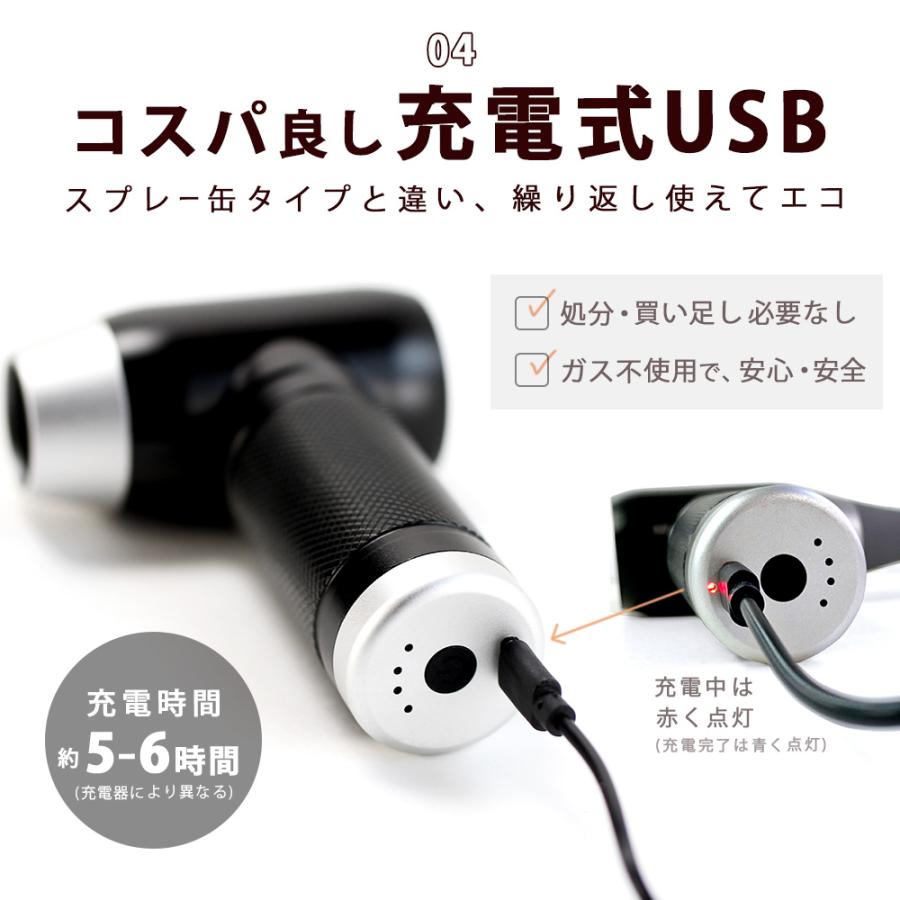 エアダスター電動 エアダスター 充電式 強力 3300mAh 小型 軽量