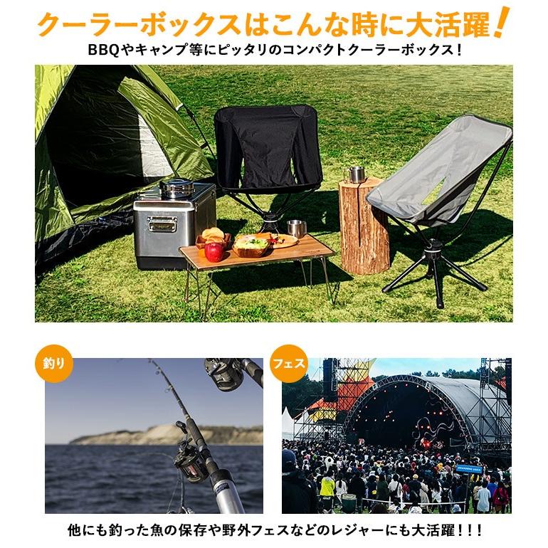アウトドア クーラーボックス 小型 スチールベルトクーラー ステンレス 