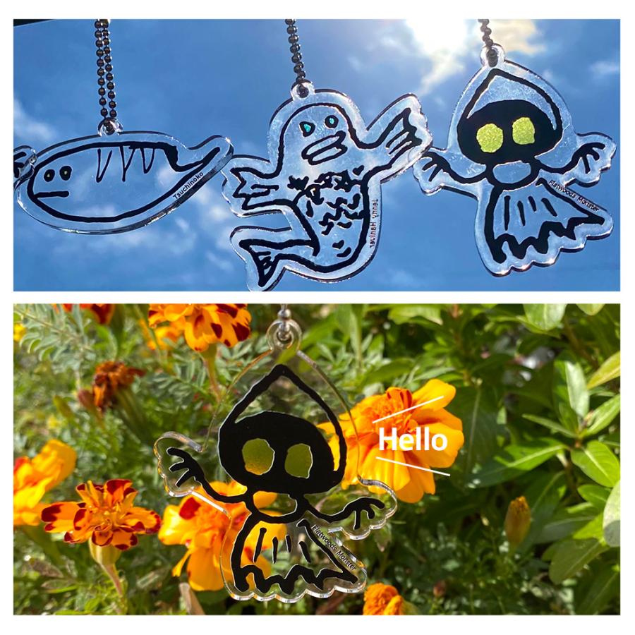 UMA 未確認生物 キーホルダー デザイン ユーマ フラットウッズ