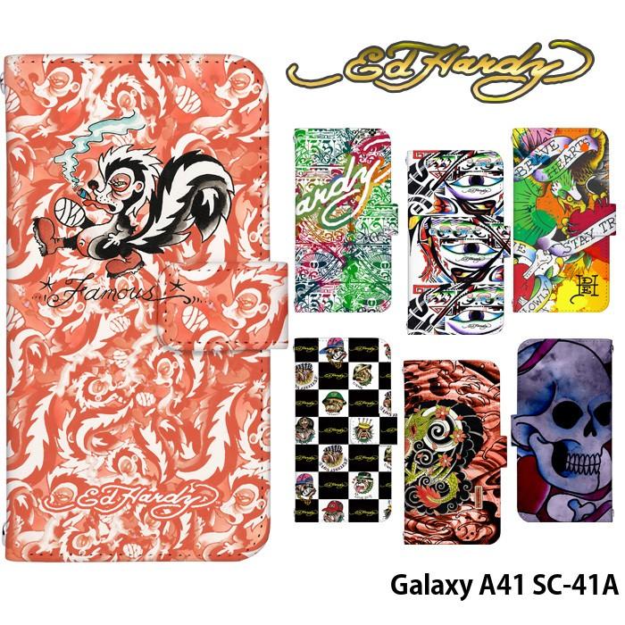 Galaxy 1 Sc 41a ケース Sc41a カバー 手帳型 スマホケース ギャラクシーa41 デザイン エドハーディー 正規品 Ed Hardy タトゥー 刺青 Street Dy Edhardy02 Sc41a スマホケースのsmasmasweets 通販 Yahoo ショッピング
