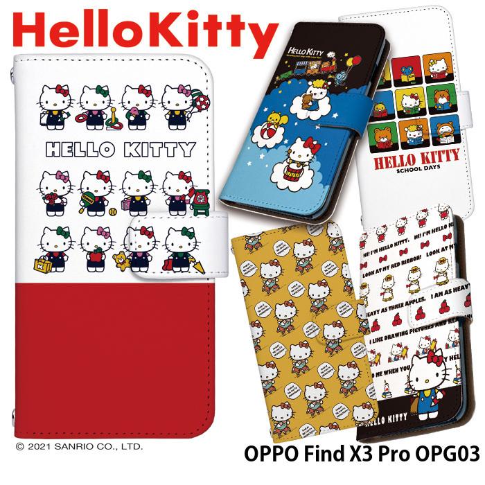 sanrio（サンリオ） OPPO Find X3 Pro ケース 手帳型 カバー OPG03