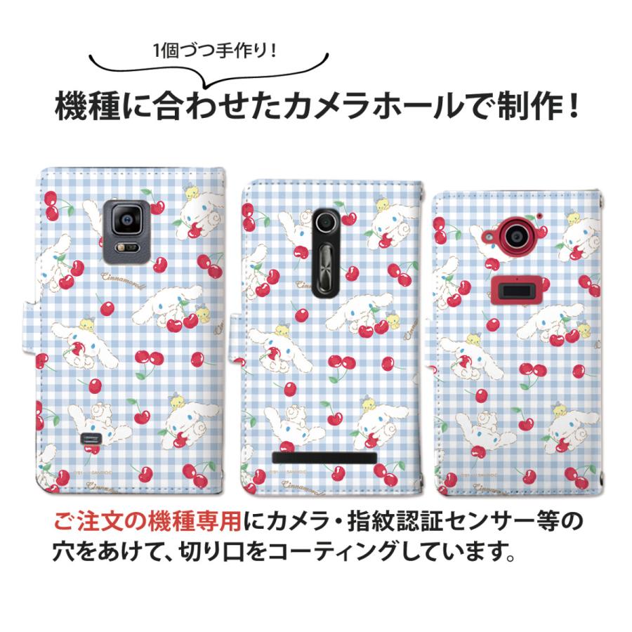 スマホケース 手帳型 全機種対応 iPhone15 ケース aquos wish2 sense7 pixel7a ピクセル7a pixel6a Pixel 6 デザイン シナモンロール サンリオ グッズ シナモン｜tominoshiro｜10