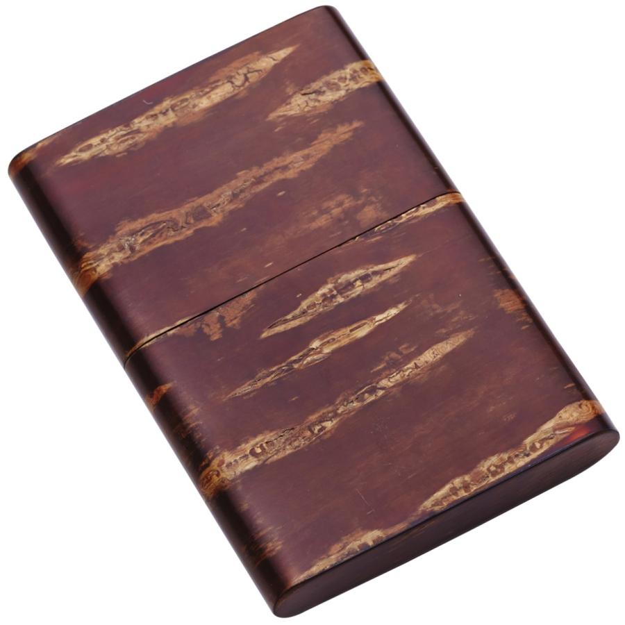 冨岡商店 秋田県 工芸品 樺細工 AGING 無地 名刺ケース