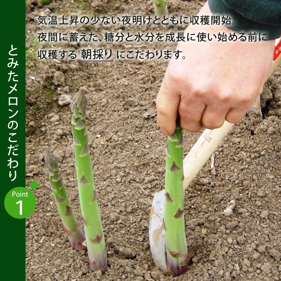 富良野産 朝採りアスパラガス ハウス栽培 1kg L 2lサイズ 4月下旬より発送開始 3010 とみたメロンハウスyahoo ショップ 通販 Yahoo ショッピング