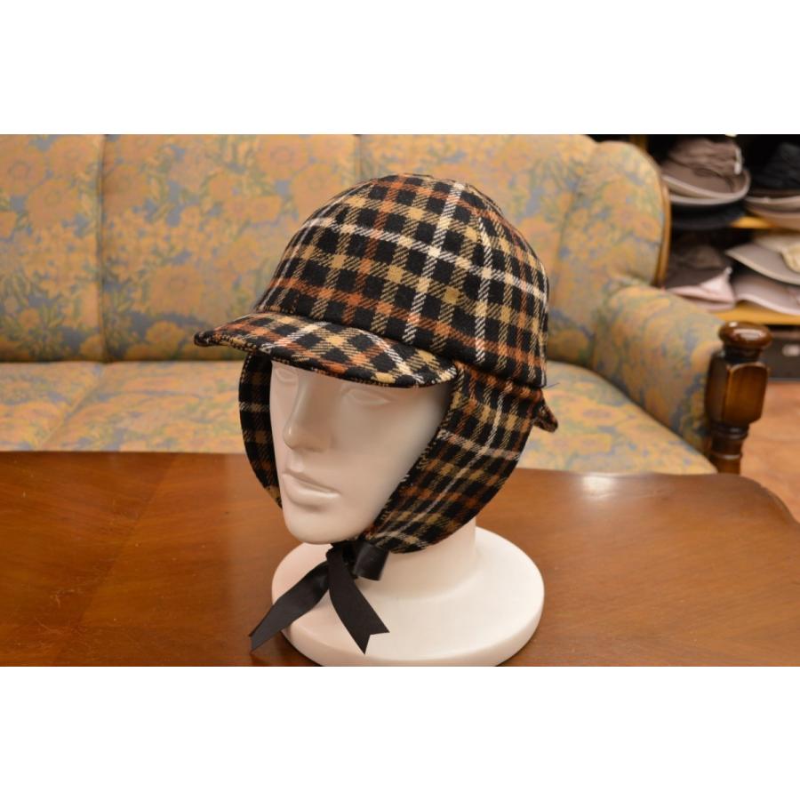 DAKS（ダックス） ウールタータン ハウスチェック ディアストーカー 鹿