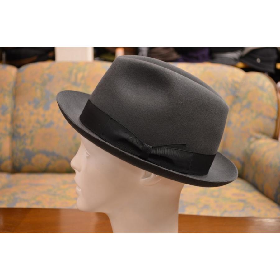 Borsalino ボルサリーノ QS ファーフエルト ハット ロゴ無し Borsalino ボルサリーノ QS ファーフエルト ハット ロゴ無し
