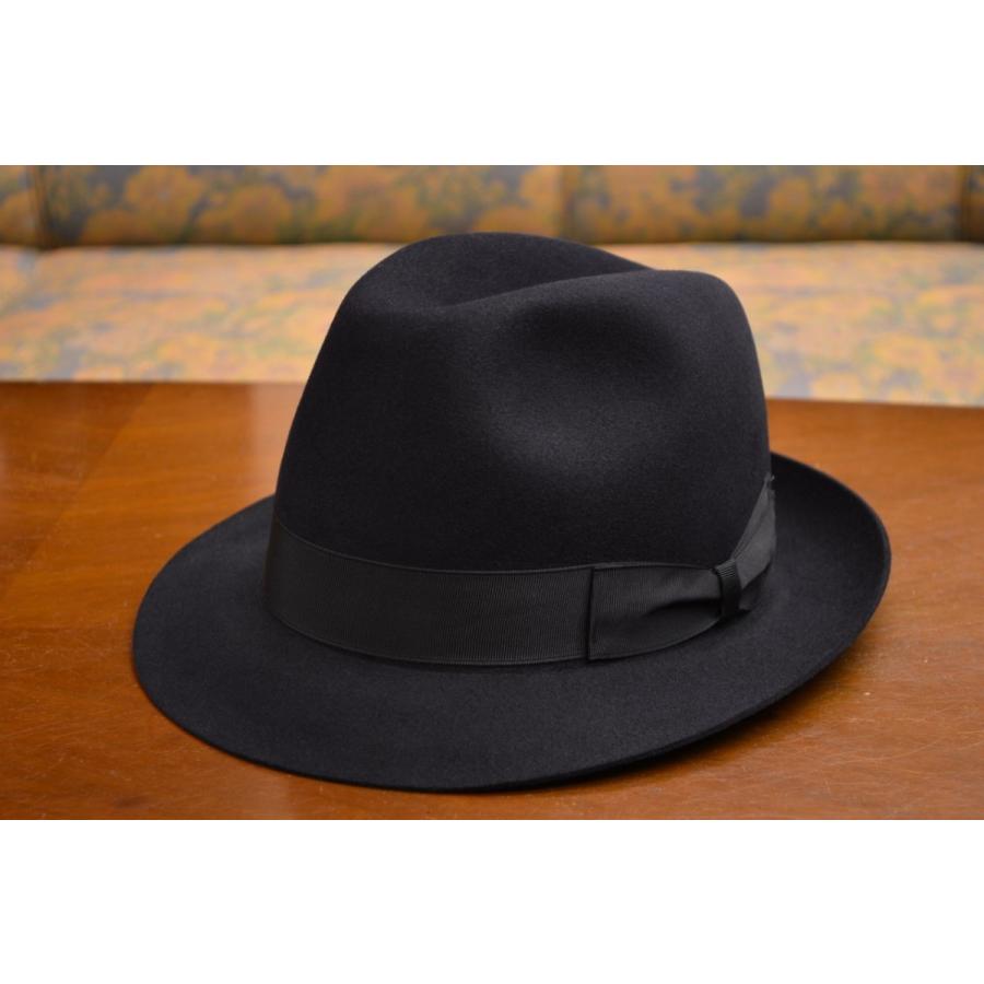 Borsalino ボルサリーノ QS ファーフエルト ハット ロゴ無し Borsalino ボルサリーノ QS ファーフエルト ハット ロゴ無し