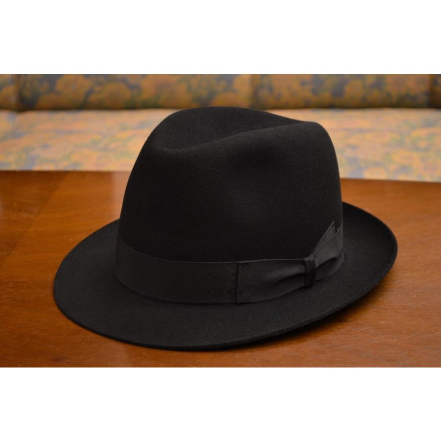 Borsalino ボルサリーノ QS ファーフエルト ハット ロゴ無し Borsalino ボルサリーノ QS ファーフエルト ハット ロゴ無し