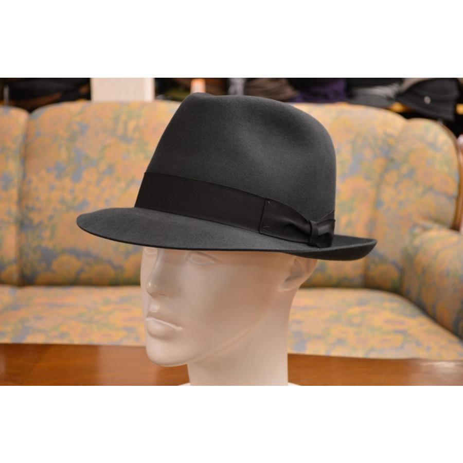 Borsalino ボルサリーノ QS ファーフエルト ハット ロゴ無し Borsalino ボルサリーノ QS ファーフエルト ハット ロゴ無し