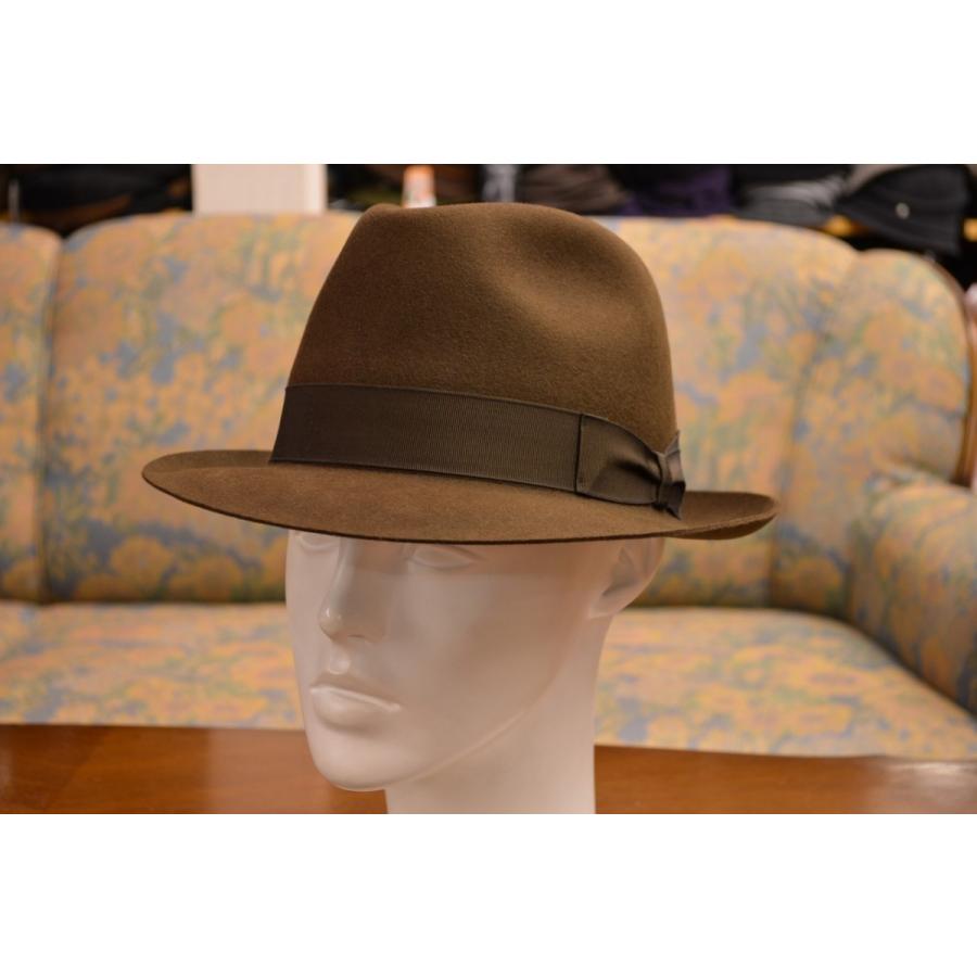 Borsalino ボルサリーノ QS ファーフエルト ハット ロゴ無し Borsalino ボルサリーノ QS ファーフエルト ハット ロゴ無し