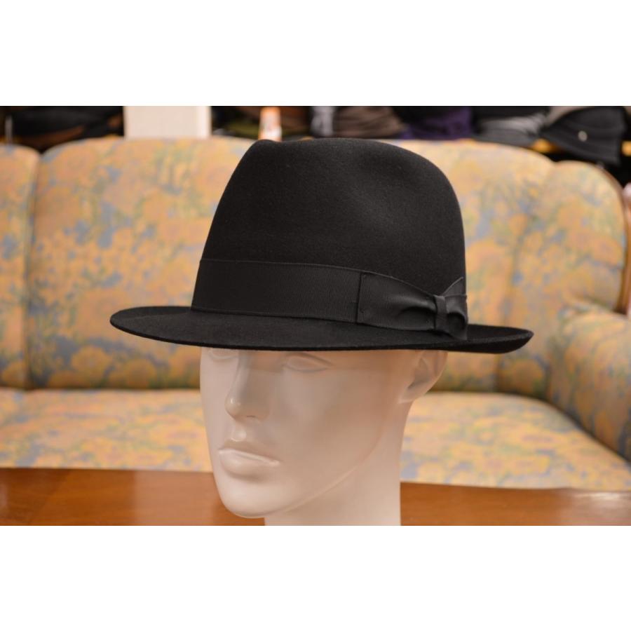 Borsalino ボルサリーノ QS ファーフエルト ハット ロゴ無し Borsalino ボルサリーノ QS ファーフエルト ハット ロゴ無し