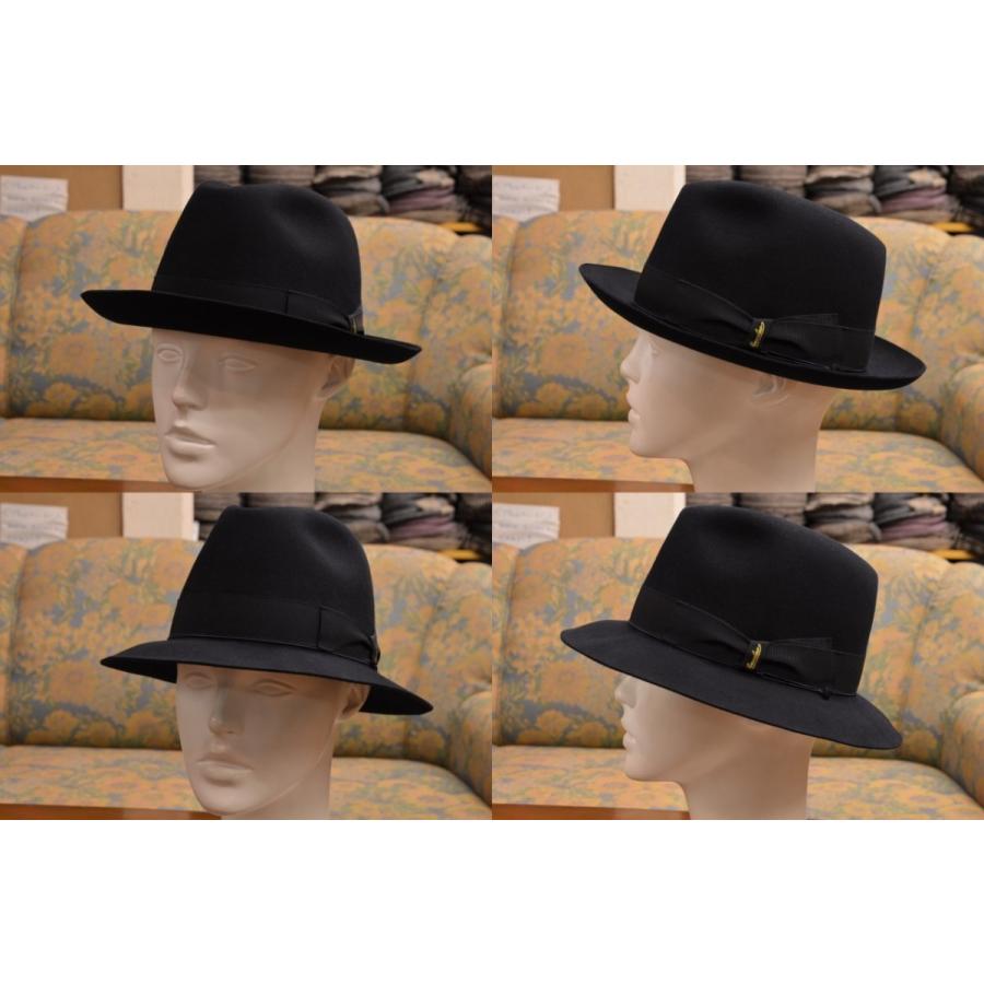 Borsalino（ボルサリーノ） QS ファーフェルト ハット センターデント