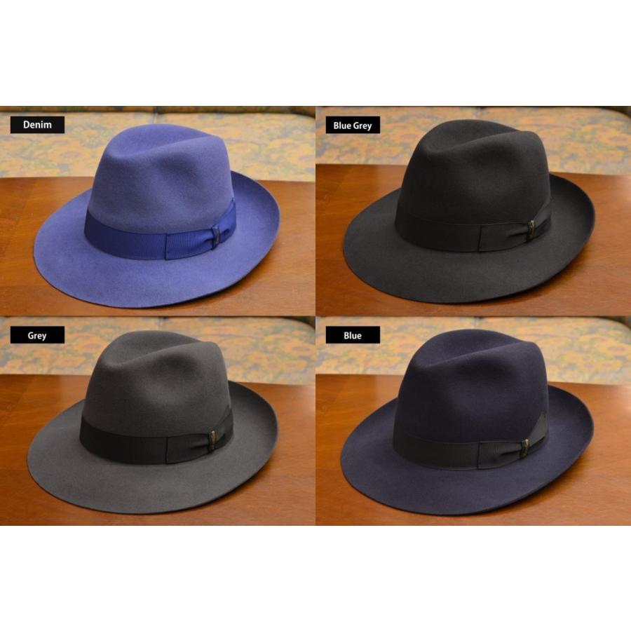 Borsalino ボルサリーノ フェルト ハット QS クオリティスーペリオーレ つば約6.5cm 55〜63cm｜tomiyahat｜06