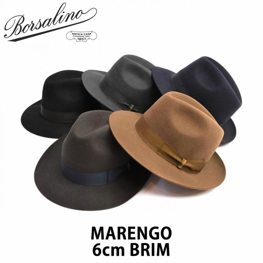 Borsalino ボルサリーノ MARENGO マレンゴ 6.5 ファーフェルト Borsalino ボルサリーノ MARENGO マレンゴ 6.5 ファーフェルト