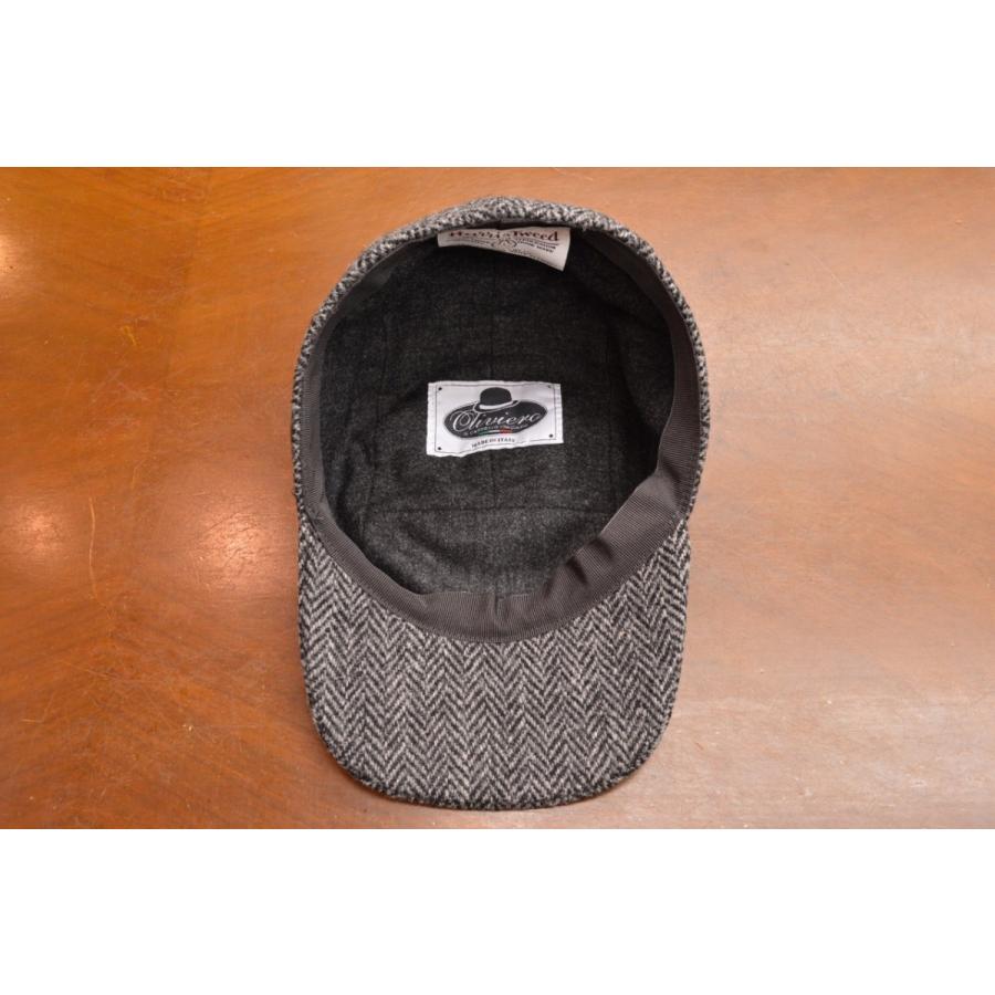 Dalena ダレーナ ハリス・ツイード ヘリンボーン 5パネル ジェット