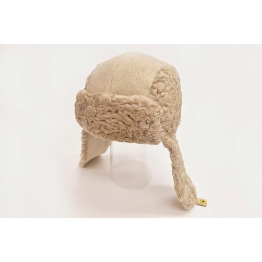 Di Carlo ディ カルロ 毛皮 帽子 防寒 本格 アストラカンファー