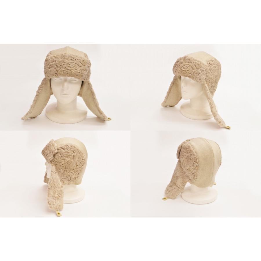 Di Carlo ディ カルロ 毛皮 帽子 防寒 本格 アストラカンファー