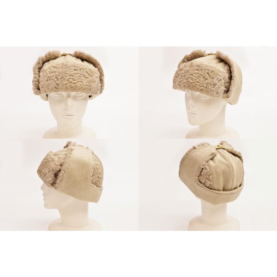 Di Carlo ディ カルロ 毛皮 帽子 防寒 本格 アストラカンファー