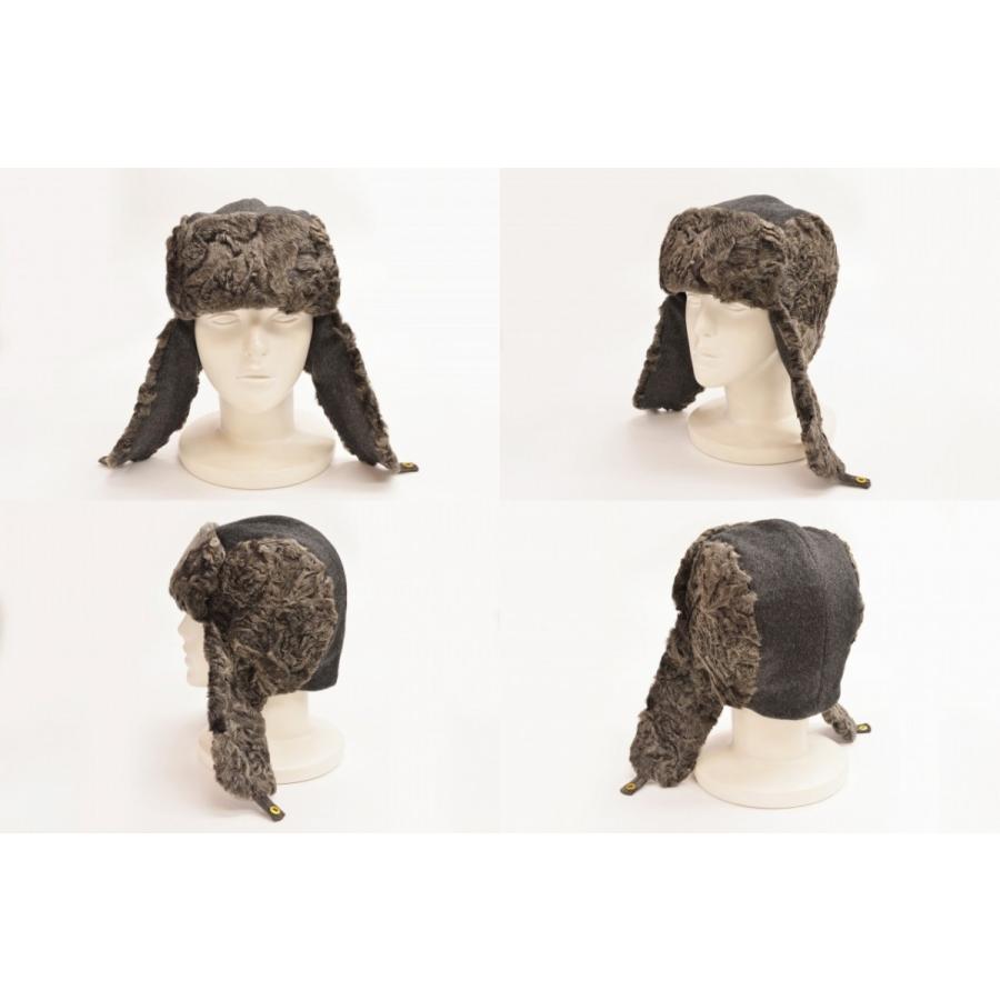 Di Carlo ディ カルロ 毛皮 帽子 防寒 本格 アストラカンファー