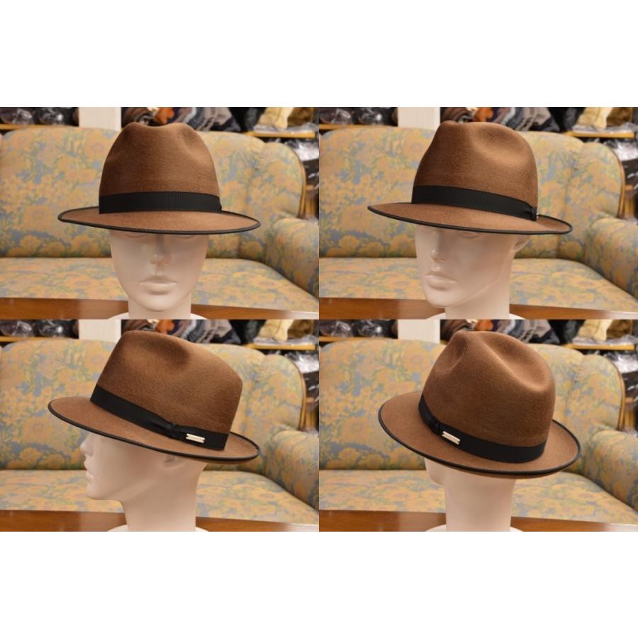 Luca Della Lama メンズ レディース フェルト ハット カシミヤフェルト