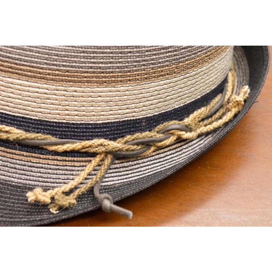 中折れハット メンズ ラカル ペーパークロス 中折れ帽子