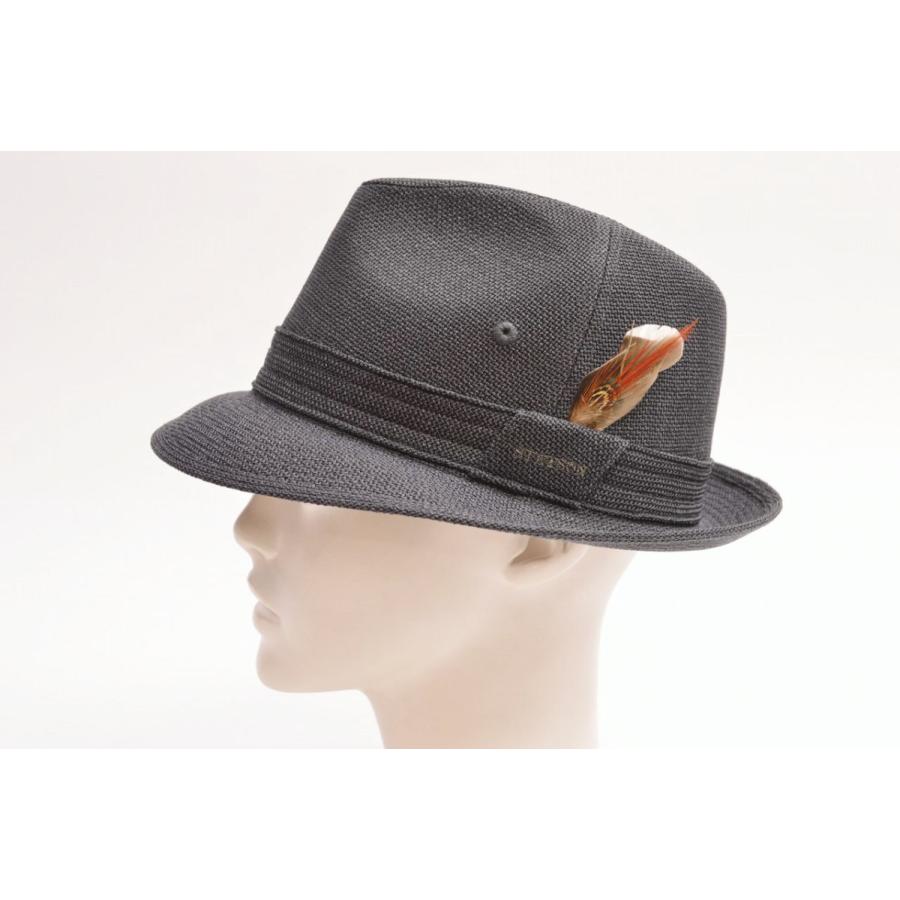 STETSON (ステットソン) リネトロンミックス ニューレスコー ハット 中折れ帽（ドライクリーニング可 日本製 つば約5cm 56〜61cm)｜tomiyahat｜13