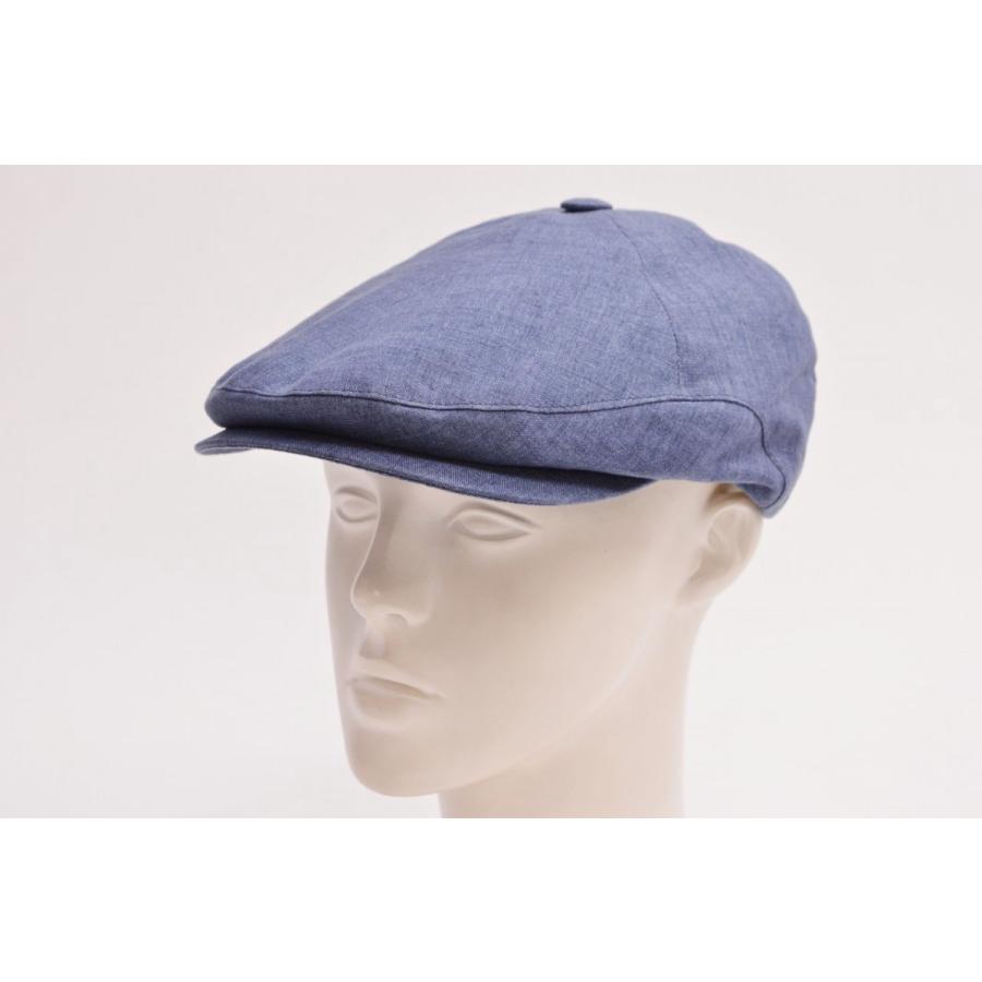 Borsalino ボルサリーノ リネン麻 100% 6枚はぎハンチング つば Borsalino ボルサリーノ リネン麻 100% 6枚はぎハンチング つば
