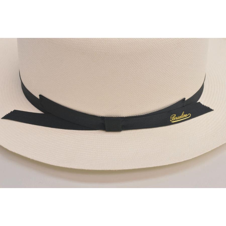 Borsalino ボルサリーノ オプティモ パナマハット ブラック系 Borsalino ボルサリーノ オプティモ パナマハット ブラック系