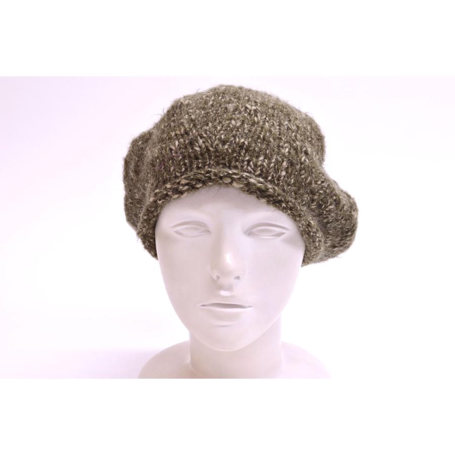 GREVI モヘア 帽子 グレヴィGREVI 麦わら帽子 麻 イタリア製