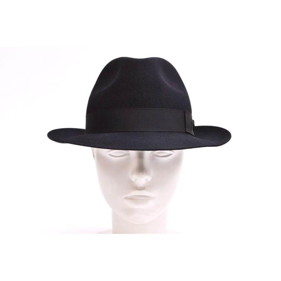 極美品 Borsalino ボルサリーノ アレッサンドリア フェルトハット Borsalino ボルサリーノ アレッサンドリア ミディアムブリム