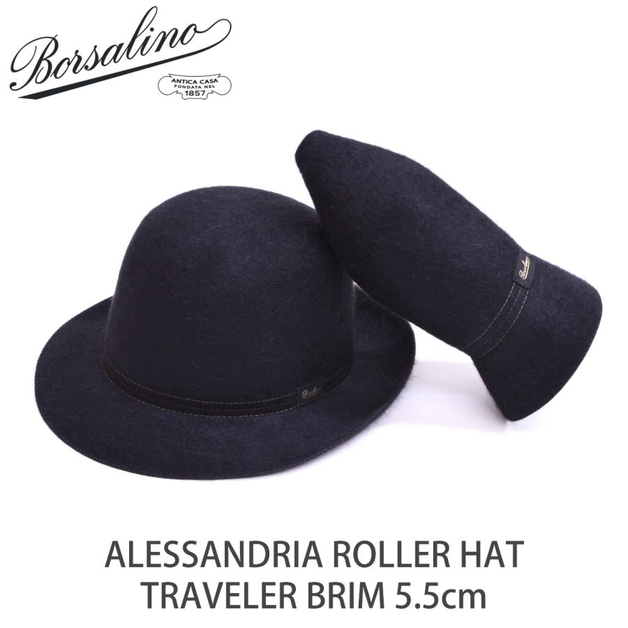 Borsalino（ボルサリーノ） アレッサンドリア「Traveller」ファー 