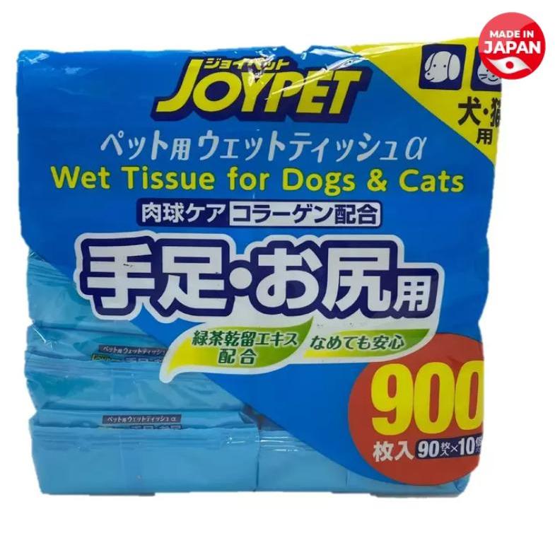 ジョイペット ペット用 ウェットティッシュα 手足・お尻用 90枚入り×10個パック コストコ 全国一律送料無料｜tomiyama-com｜02