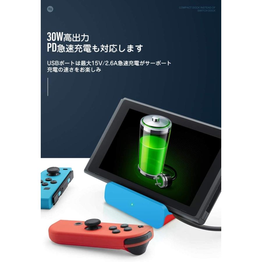 最新switchドック 充電スタンド Hdmi変換 Tvモード テーブルモード 最新 任天堂スイッチnintendo Switchシステム対応 4k1080p解像度 Ns06 光賢 通販 Yahoo ショッピング