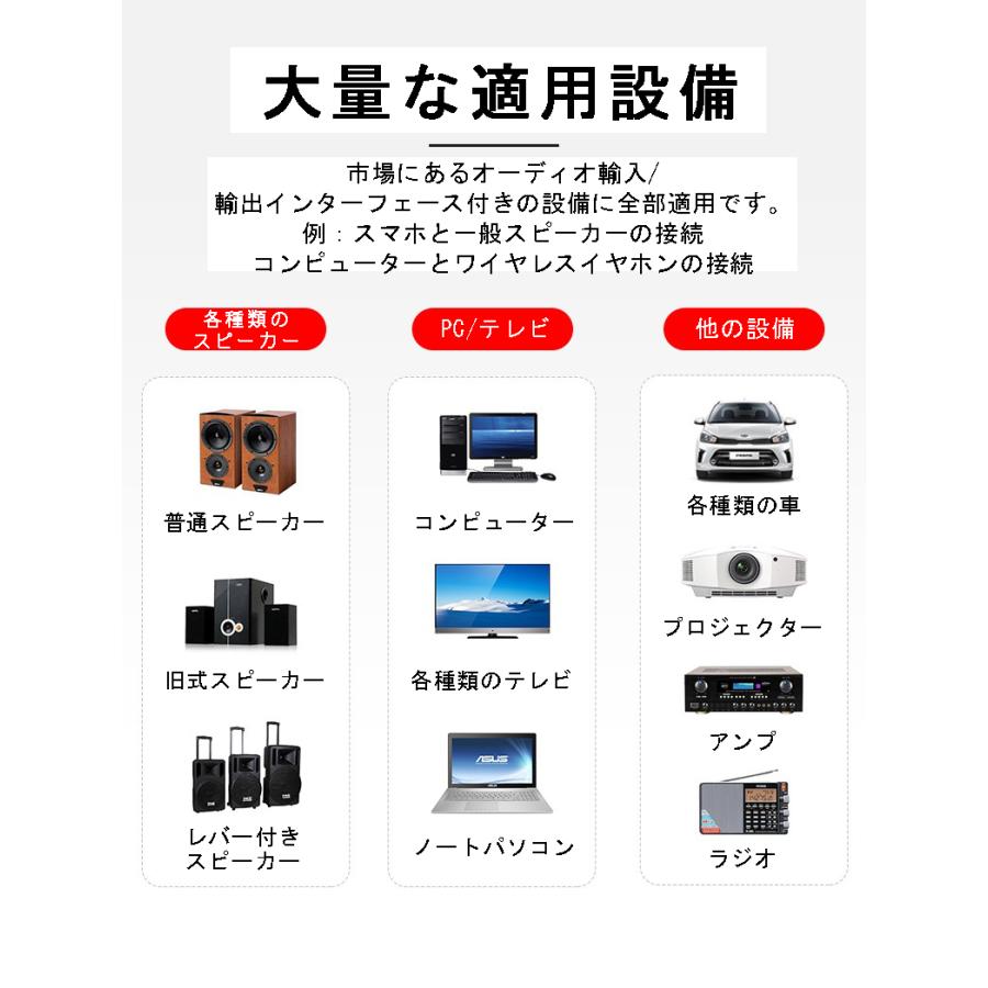 ブルートゥース送信機Bluetoothトランスミッター レシーバー 車載USBBluetoothアダプタ MP3再生auxオーディオダブル出力