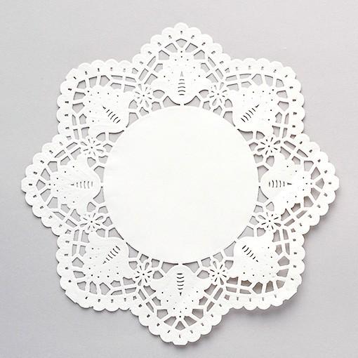 取り寄せ】白レースペーパー 丸7号 / 100枚 富澤商店 公式 : 富澤商店