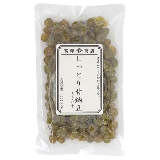 富澤商店 【冷蔵便】しっとり甘納豆（うぐいす） / 200g 公式