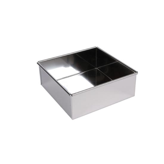 富澤商店　ステン角デコ缶　15cm　10個セット 富澤商店 【取り寄せ】ステン角デコ缶 15cm / 1個 公式 : 富澤