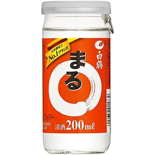 白鶴 まる カップ ２００ｍｌx５本 13 45x5 とみづや千本酒店 通販 Yahoo ショッピング