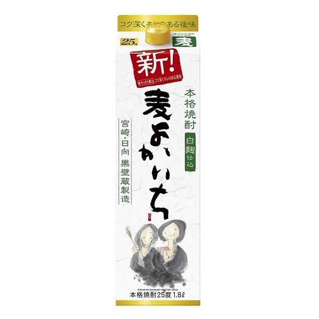 よかいち 麦焼酎 ２５度 １８００ｍｌパック｜tomizuya