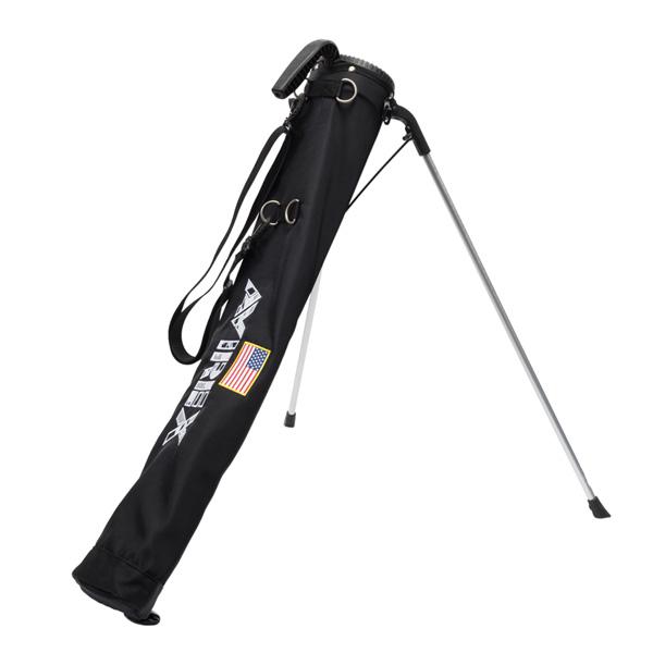 美品 AVIREX GOLF セルフスタンド キャディバッグ 2022年モデル AVIREX（アヴィレックス） AVIREX GOLF ゴルフ セルフスタンド付き