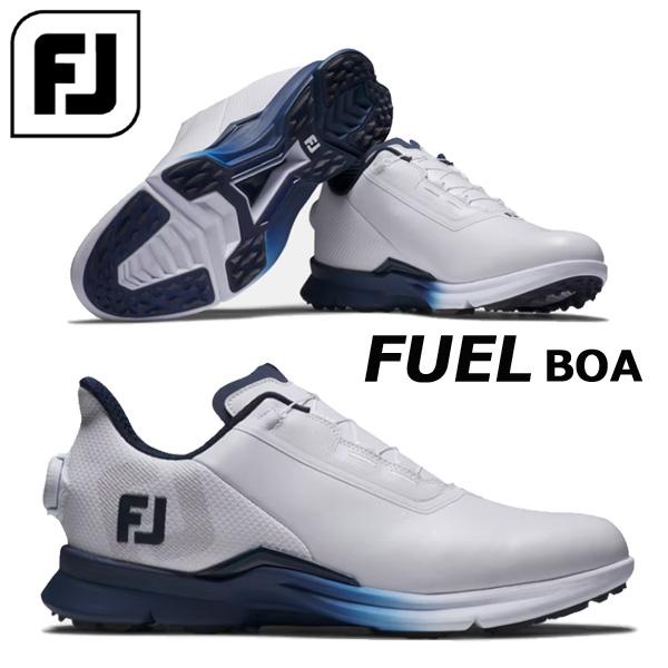 FootJoy 25 FJ フューエル ボア 【ホワイト/ネイビー】 55416 FootJoy 25 FJ フューエル ボア 【ホワイト/ネイビー】 55416