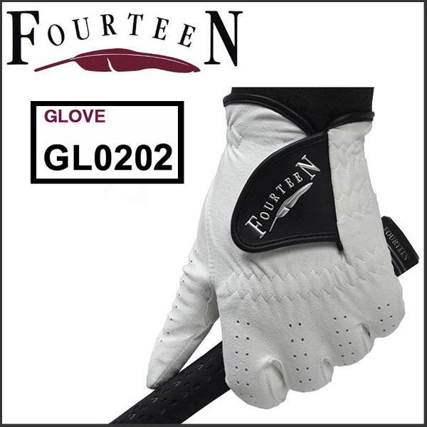 フォーティーン ゴルフ グローブ GL0202 人工皮革 FOURTEEN GL0202 「ネコポス便200円対応〜6枚まで」｜tommy-golf｜03