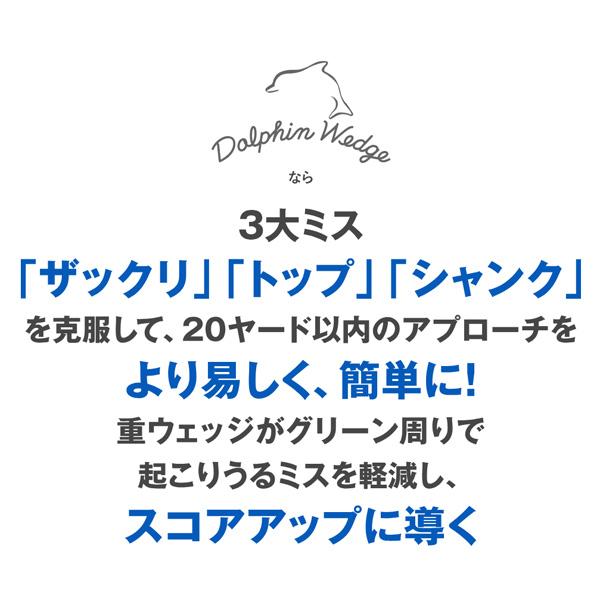 キャスコ  ドルフィン ピッチ＆ラン ウェッジ DPW-225 【48°】 Kasco Dolphin PITCH ＆ RUN WEDGE DPW225 「シャンクレスネック」の画像