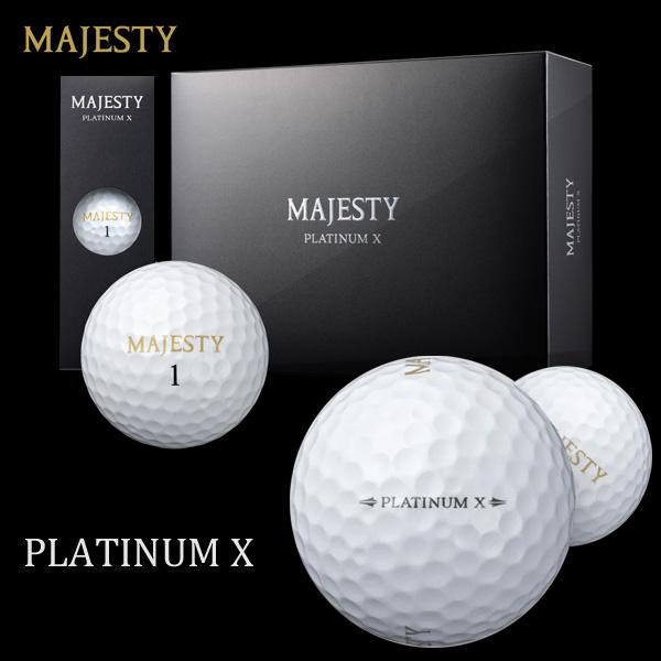 SC様ご予約商品です MAJESTY PLATINUM X ゴルフボール MAJESTY（マジェスティ） プラチナム エックス ゴルフボール 1ダース