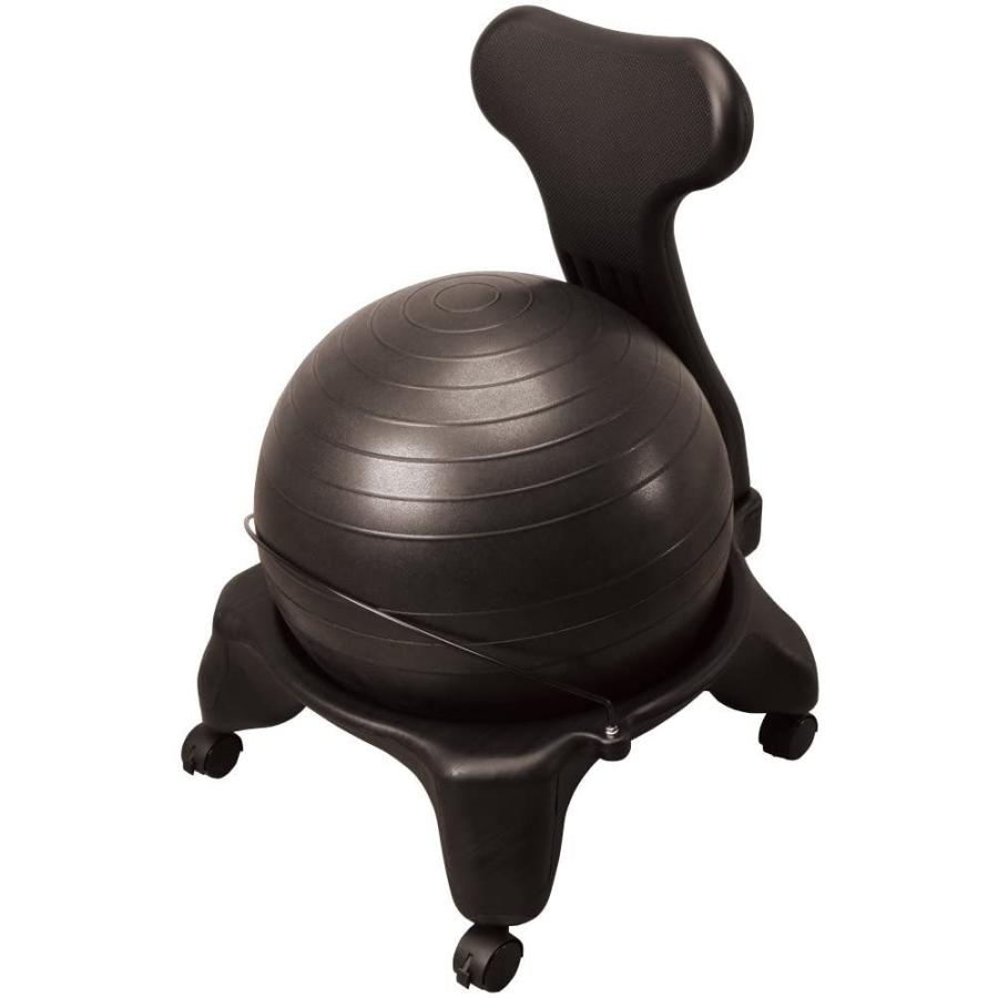 秦運動具工業 バランスボールチェア50cm ブラック DB120CB バランスボールチェア50cm ブラック DB120CB