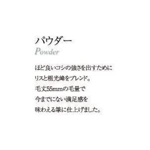 CHIKUHODO 熊野筆(化粧筆) 竹宝堂 パウダーブラシ 灰リス/粗光峰 G-8 メイクブラシ 熊野筆 化粧筆 竹宝堂 パウダーブラシ 灰リス/粗光峰 メイクブラシ