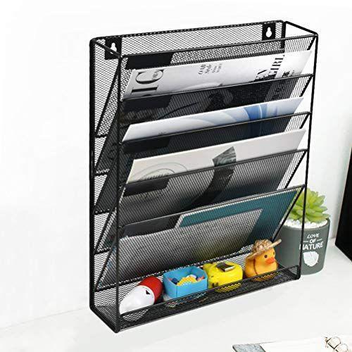 Idealeben 卓上収納ラック 6段 ファイルラック 書類トレー メッシュメタル 組み立て式 壁掛け書類ラック 多機能 新聞 雑誌 Tomoネットショップ福岡店 通販 Yahoo ショッピング