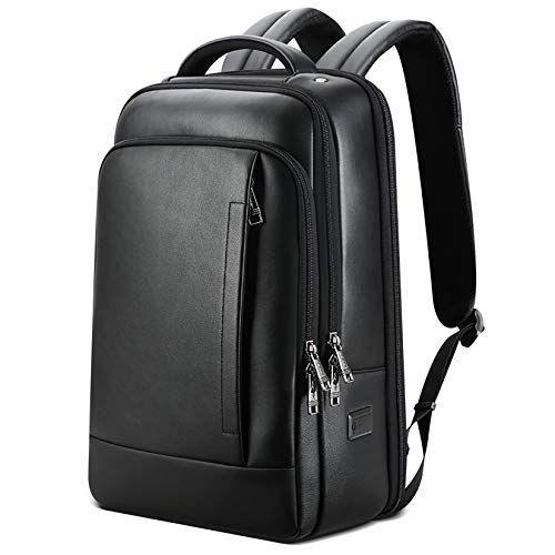 Ariga リュック メンズ 本革 牛革 スクエア 15.6インチPC収納 A4 レザー 防水 大容量 リュックサック バックパック ビジネ