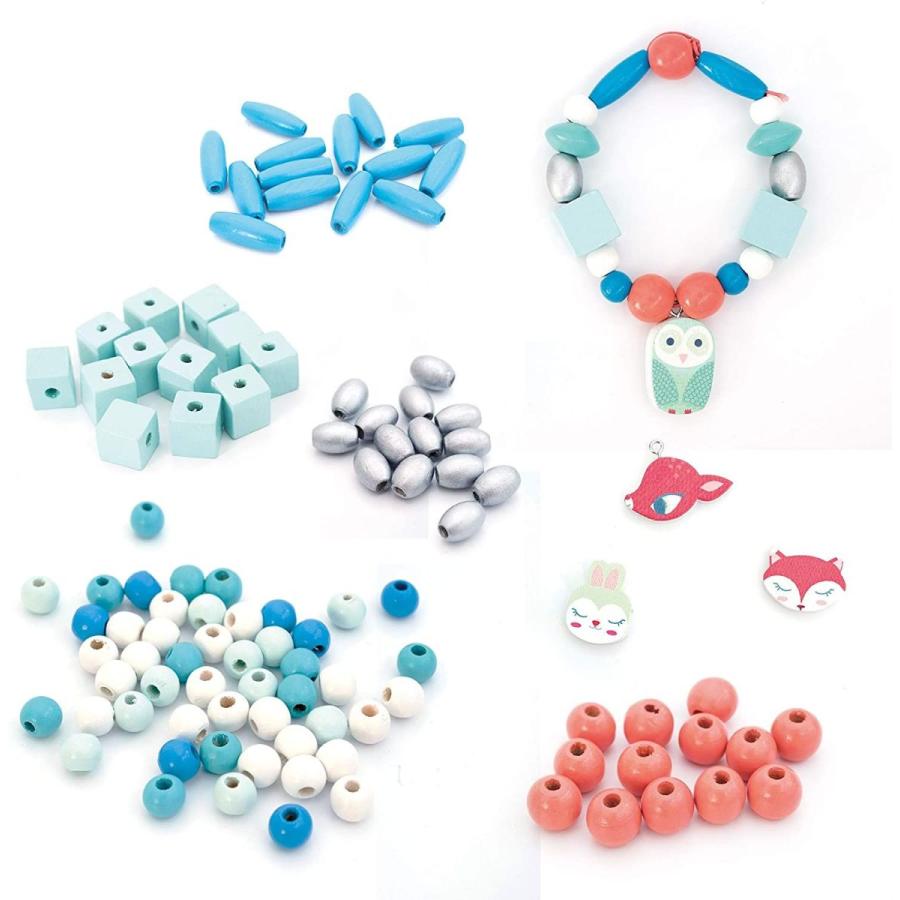 大人の上質 アクセサリー 知育玩具 おもちゃ Dj スモールアニマル ウッデンビーズ ジェコ Djeco ビーズ 手作 ジュエリー セット メイキングトイ Www We Job Com